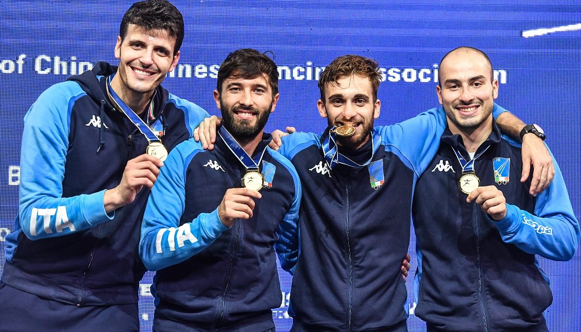 Garozzo d'oro con i fiorettisti, il Dream Team femminile ...