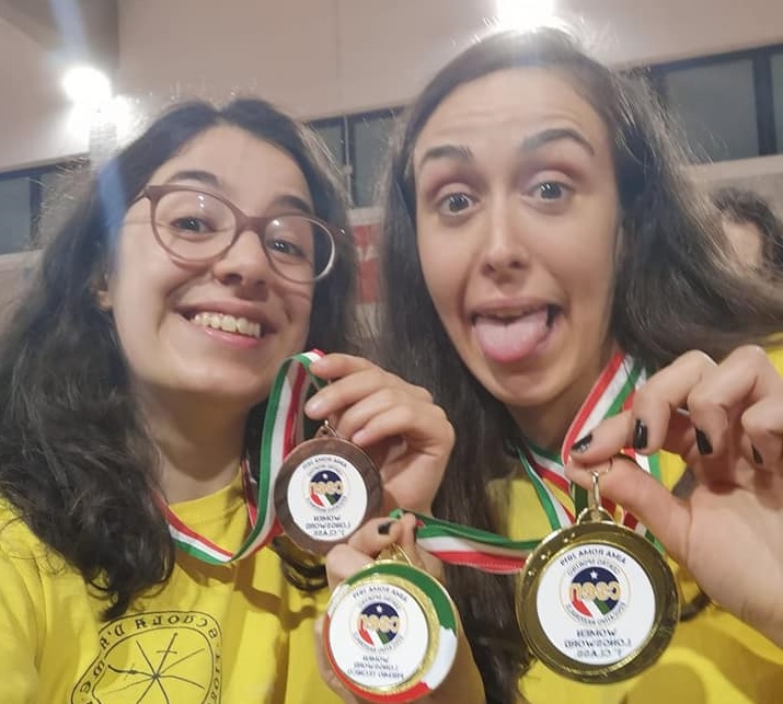 Le due atlete dell'Asd Fiore dei Liberi protagoniste nella kermesse capitolina