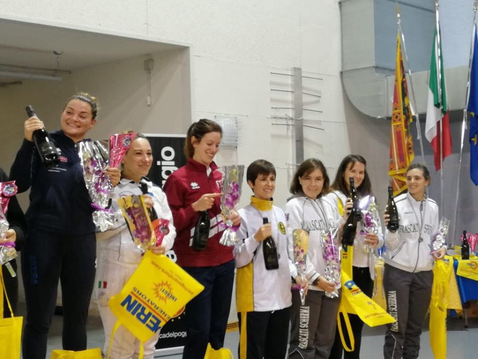 Le ragazze del Frascati Scherma protagoniste nella prima prova nazionale