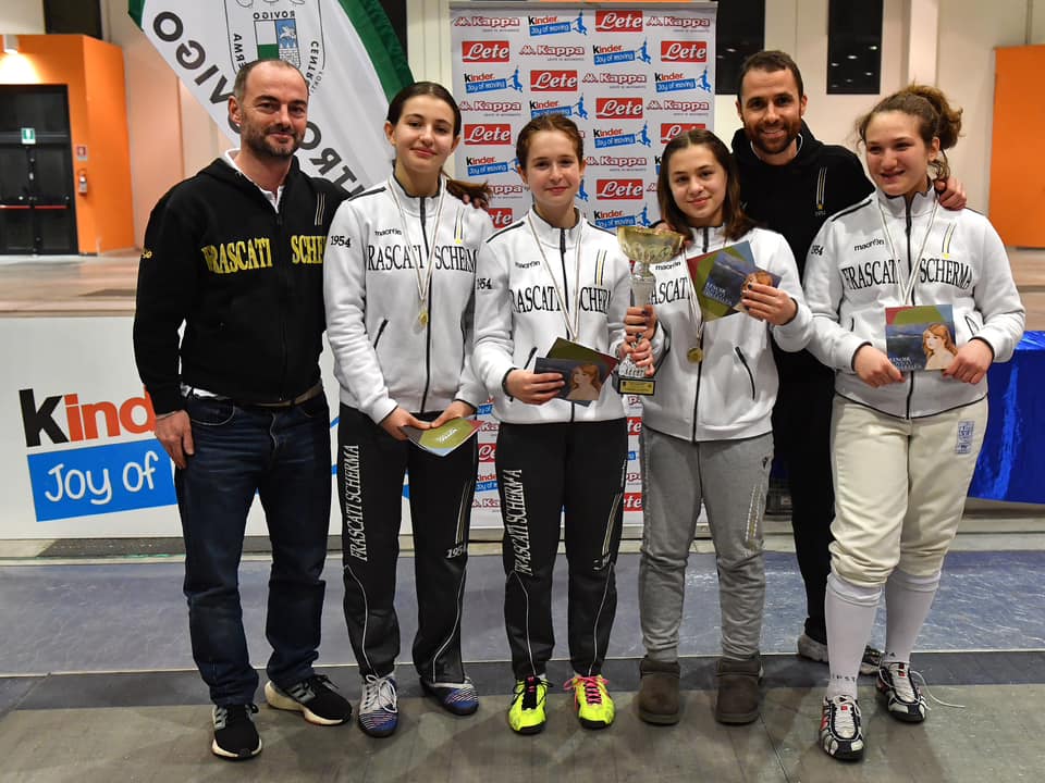 Un titolo tricolore, un argento e un quarto posto ai campionati italiani a squadre Under 14